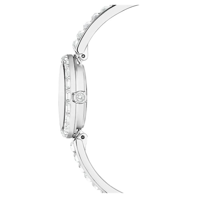 Ρολόι-βραχιόλι Matrix Swiss Made, βραχιόλι με κρύσταλλα, λευκό, ανοξείδωτο ατσάλι Ρολόι-βραχιόλι Matrix Swiss Made, βραχιόλι με κρύσταλλα, λευκό, ανοξείδωτο ατσάλι
