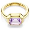 Σετ δαχτυλιδιών Gema Motif (3), πολύχρωμο, επιχρυσωμένο Σετ δαχτυλιδιών Gema Motif (3), πολύχρωμο, επιχρυσωμένο