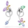 Σκουλαρίκια Ariana Grande X Swarovski με «Ear Jacket» και ποικίλες κοπές, λιβελλούλα, λουλούδι, πολύχρωμα, επιροδιωμένα Σκουλαρίκια Ariana Grande X Swarovski με «Ear Jacket» και ποικίλες κοπές, λιβελλούλα, λουλούδι, πολύχρωμα, επιροδιωμένα