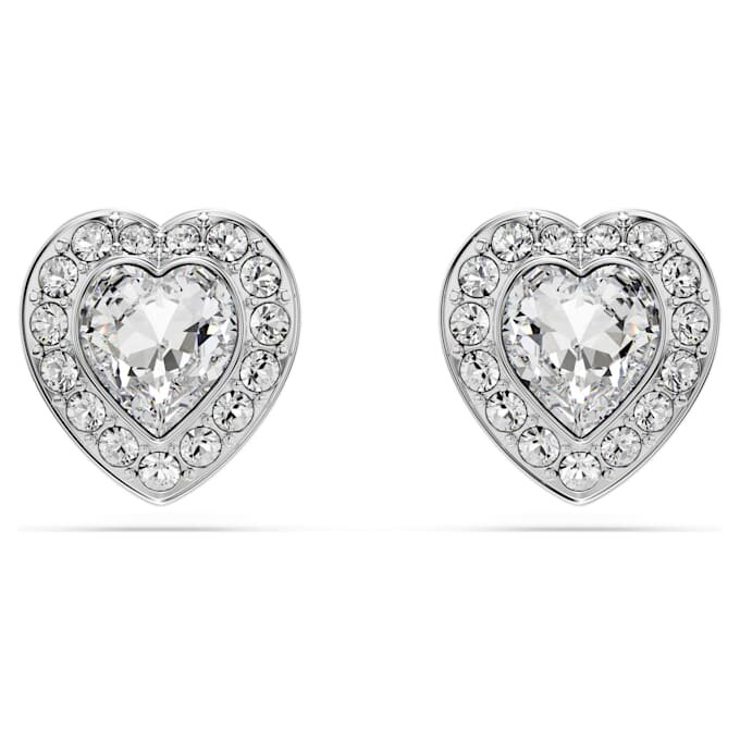 Σκουλαρίκια Ariana Grande X Swarovski με κρύσταλλα διαφόρων κοπών, σε σχήμα καρδιάς, λευκά, επιχρυσωμένα με ρόδιο Σκουλαρίκια Ariana Grande X Swarovski με κρύσταλλα διαφόρων κοπών, σε σχήμα καρδιάς, λευκά, επιχρυσωμένα με ρόδιο
