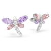 Σκουλαρίκια Ariana Grande X Swarovski με μικτή κοπή, λιβελλούλα, πολύχρωμα, επιροδιωμένα Σκουλαρίκια Ariana Grande X Swarovski με μικτή κοπή, λιβελλούλα, πολύχρωμα, επιροδιωμένα