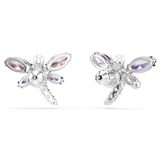 Σκουλαρίκια Ariana Grande X Swarovski με μικτή κοπή, λιβελλούλα, πολύχρωμα, επιροδιωμένα Σκουλαρίκια Ariana Grande X Swarovski με μικτή κοπή, λιβελλούλα, πολύχρωμα, επιροδιωμένα