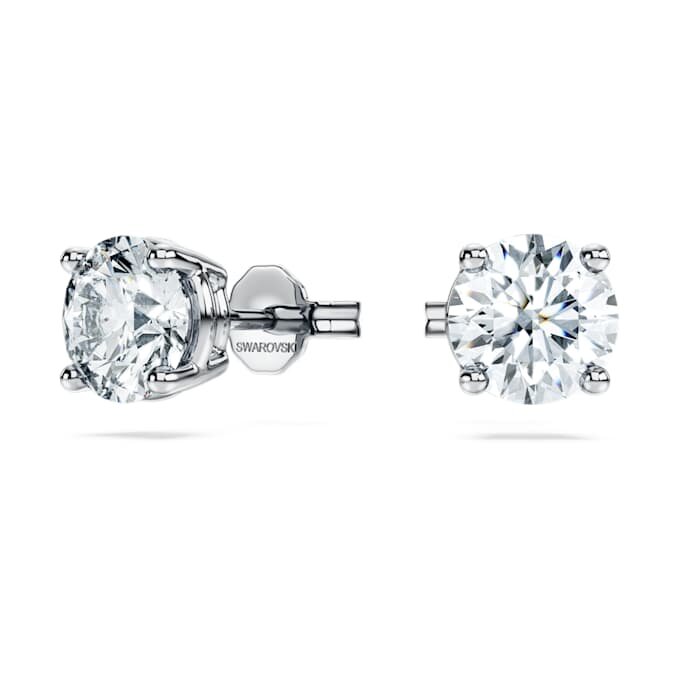 Σκουλαρίκια Eternity Solitaire με διαμάντια εργαστηριακής καλλιέργειας 2 Ct Tw, στρογγυλό σχήμα, λευκόχρυσο 14K Σκουλαρίκια Eternity Solitaire με διαμάντια εργαστηριακής καλλιέργειας 2 Ct Tw, στρογγυλό σχήμα, λευκόχρυσο 14K