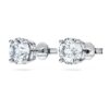 Σκουλαρίκια Eternity Solitaire με διαμάντια εργαστηριακής καλλιέργειας 2 Ct Tw, στρογγυλό σχήμα, λευκόχρυσο 14K Σκουλαρίκια Eternity Solitaire με διαμάντια εργαστηριακής καλλιέργειας 2 Ct Tw, στρογγυλό σχήμα, λευκόχρυσο 14K