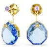 Σκουλαρίκια Gema Blue, επιχρυσωμένα Σκουλαρίκια Gema Blue, επιχρυσωμένα