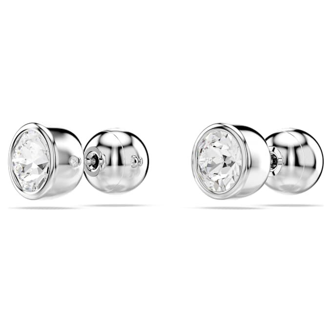 Σκουλαρίκια Imber με στρογγυλή κοπή, λευκά, επιμεταλλωμένα με ρόδιο Σκουλαρίκια Imber με στρογγυλή κοπή, λευκά, επιμεταλλωμένα με ρόδιο