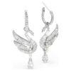 Σκουλαρίκια «Swan» Swan, Λευκά, Με επίστρωση ροδίου Σκουλαρίκια «Swan» Swan, Λευκά, Με επίστρωση ροδίου