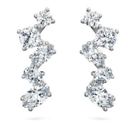 Σκουλαρίκια τύπου «Ear Cuffs» Galaxy με διαμάντια εργαστηριακής καλλιέργειας 1,25 καράτια συνολικά, ανάμεικτα σχήματα, λευκόχρυσο 14 καρατίων Σκουλαρίκια τύπου «Ear Cuffs» Galaxy με διαμάντια εργαστηριακής καλλιέργειας 1,25 καράτια συνολικά, ανάμεικτα σχήματα, λευκόχρυσο 14 καρατίων