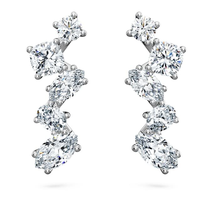 Σκουλαρίκια τύπου «Ear Cuffs» Galaxy με διαμάντια εργαστηριακής καλλιέργειας 1,25 καράτια συνολικά, ανάμεικτα σχήματα, λευκόχρυσο 14 καρατίων Σκουλαρίκια τύπου «Ear Cuffs» Galaxy με διαμάντια εργαστηριακής καλλιέργειας 1,25 καράτια συνολικά, ανάμεικτα σχήματα, λευκόχρυσο 14 καρατίων