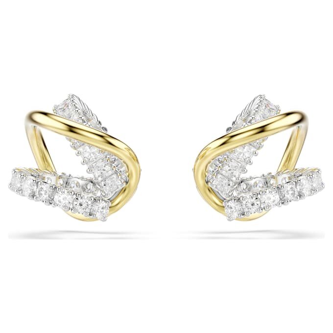 Σκουλαρίκια τύπου «Ear Cuffs» Hyperbola με μικτή κοπή, λευκά, φινίρισμα από μείγμα μετάλλων Σκουλαρίκια τύπου «Ear Cuffs» Hyperbola με μικτή κοπή, λευκά, φινίρισμα από μείγμα μετάλλων