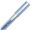 Στυλό Crystalline Ballpoint Pen με κρύσταλλα Recreated™, μπλε, με μπλε λάκα, επιχρωμιωμένο
