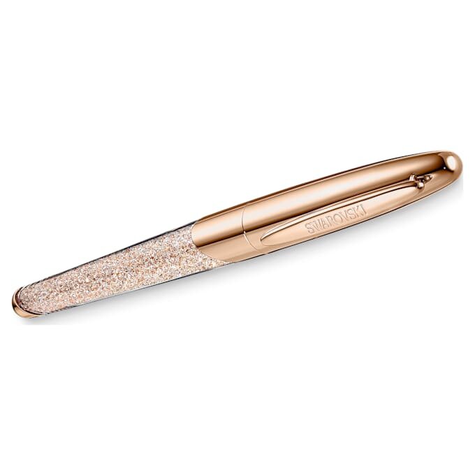 Στυλό Rollerball Crystalline σε απόχρωση ροζ χρυσού, με επιμετάλλωση σε απόχρωση ροζ χρυσού Στυλό Rollerball Crystalline σε απόχρωση ροζ χρυσού, με επιμετάλλωση σε απόχρωση ροζ χρυσού