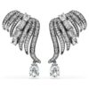Συλλογή «The Vienna Collection» – Σκουλαρίκια τύπου «Ear Cuff» με μοτίβο φτερού, λευκά, με επίστρωση ρουθηνίου Συλλογή «The Vienna Collection» – Σκουλαρίκια τύπου «Ear Cuff» με μοτίβο φτερού, λευκά, με επίστρωση ρουθηνίου