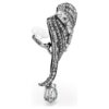 Συλλογή «The Vienna Collection» – Σκουλαρίκια τύπου «Ear Cuff» με μοτίβο φτερού, λευκά, με επίστρωση ρουθηνίου Συλλογή «The Vienna Collection» – Σκουλαρίκια τύπου «Ear Cuff» με μοτίβο φτερού, λευκά, με επίστρωση ρουθηνίου