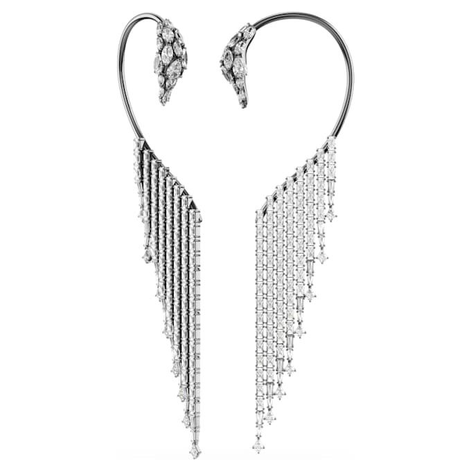 Συλλογή «The Vienna Collection» – Σκουλαρίκια τύπου «Ear Cuffs» Swan, Λευκά, με επίστρωση ρουθηνίου Συλλογή «The Vienna Collection» – Σκουλαρίκια τύπου «Ear Cuffs» Swan, Λευκά, με επίστρωση ρουθηνίου