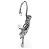 Συλλογή Vienna: Σκουλαρίκια τύπου «ear cuff» με φτερό, μεγάλα, λευκά, με επίστρωση ρουθηνίου Συλλογή Vienna: Σκουλαρίκια τύπου «ear cuff» με φτερό, μεγάλα, λευκά, με επίστρωση ρουθηνίου