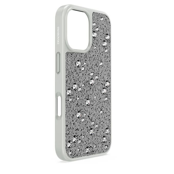 Θήκη για smartphone High με διάσπαρτο σχέδιο, iPhone® 16, ασημί απόχρωση Θήκη για smartphone High με διάσπαρτο σχέδιο, iPhone® 16, ασημί απόχρωση