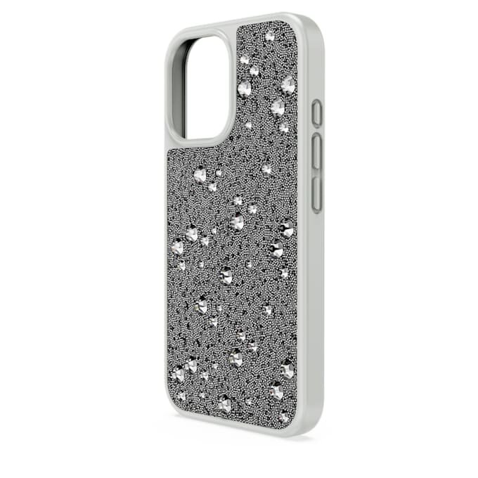 Θήκη για smartphone High με διάσπαρτο σχέδιο, iPhone® 16, ασημί απόχρωση Θήκη για smartphone High με διάσπαρτο σχέδιο, iPhone® 16, ασημί απόχρωση