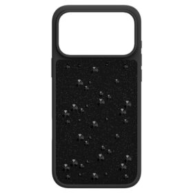 Θήκη για smartphone High με επίπεδη πίσω όψη και κρύσταλλα, iPhone® 17 Pro Max, Μαύρο