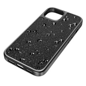 Θήκη για smartphone High με κρύσταλλα στην πίσω πλευρά, iPhone® 15, Μαύρο