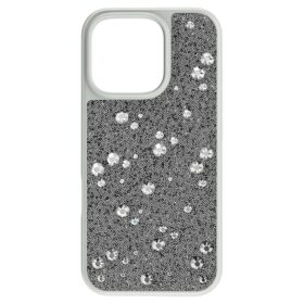 Θήκη για smartphone με διάσπαρτο σχέδιο, iPhone® 16 Pro, ασημί απόχρωση
