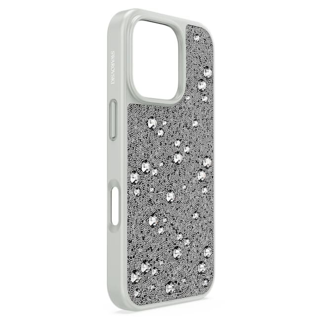 Θήκη για smartphone με διάσπαρτο σχέδιο, iPhone® 16 Pro, ασημί απόχρωση Θήκη για smartphone με διάσπαρτο σχέδιο, iPhone® 16 Pro, ασημί απόχρωση