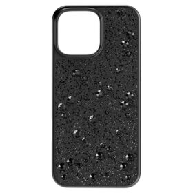 Θήκη για smartphone με διάσπαρτο σχέδιο, iPhone® 16 Pro Max, Μαύρο