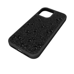 Θήκη για smartphone με κρύσταλλα flat back, iPhone® 17, Μαύρο