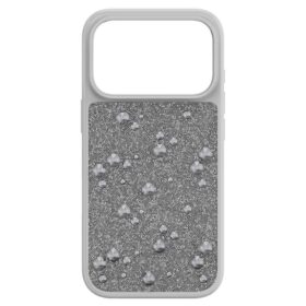 Θήκη για smartphone με κρύσταλλα Flat Back, iPhone® 17 Pro, ασημί απόχρωση