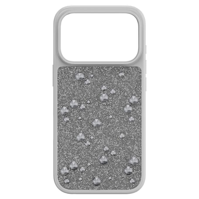 Θήκη για smartphone με κρύσταλλα Flat Back, iPhone® 17 Pro, ασημί απόχρωση Θήκη για smartphone με κρύσταλλα Flat Back, iPhone® 17 Pro, ασημί απόχρωση