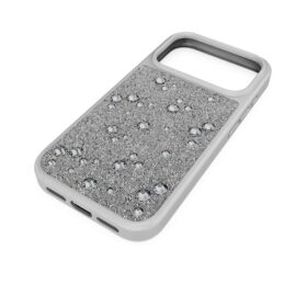 Θήκη για smartphone με κρύσταλλα Flat Back, iPhone® 17 Pro, ασημί απόχρωση