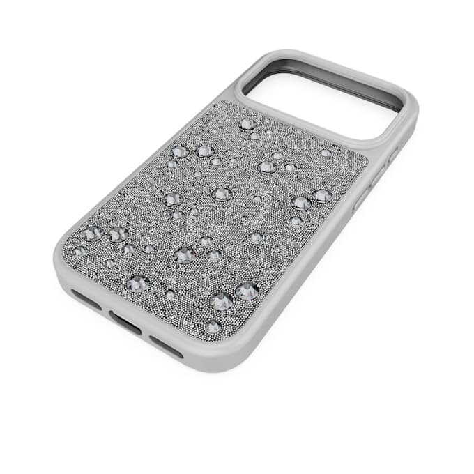 Θήκη για smartphone με κρύσταλλα Flat Back, iPhone® 17 Pro, ασημί απόχρωση Θήκη για smartphone με κρύσταλλα Flat Back, iPhone® 17 Pro, ασημί απόχρωση