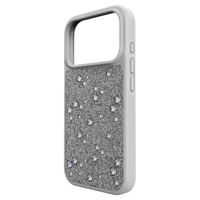 Θήκη για smartphone με κρύσταλλα Flat Back, iPhone® 17 Pro, ασημί απόχρωση Θήκη για smartphone με κρύσταλλα Flat Back, iPhone® 17 Pro, ασημί απόχρωση
