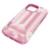Θήκη για smartphone με μοτίβο κρυστάλλων, iPhone® 16 Pro Max, ροζ