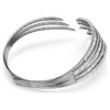 Το κολιέ τύπου choker «Feather» της συλλογής Vienna, λευκό, με επίστρωση ρουθηνίου Το κολιέ τύπου choker «Feather» της συλλογής Vienna, λευκό, με επίστρωση ρουθηνίου
