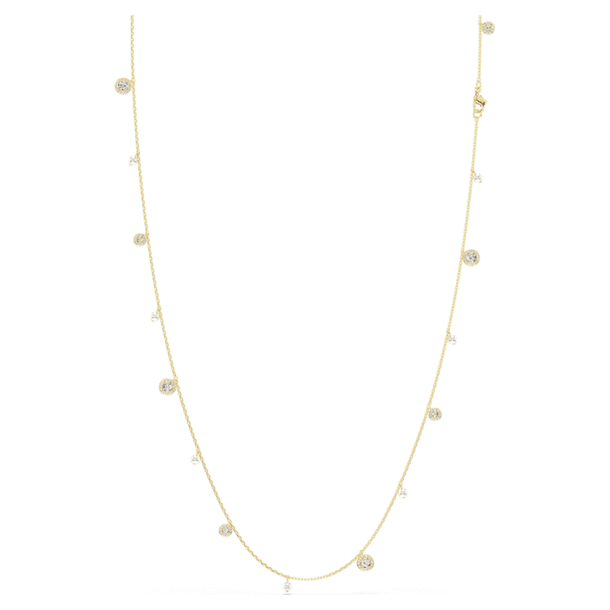 Una Angelic Strandage Crystal Pearl, στρογγυλή κοπή, λευκό, επιχρυσωμένο Una Angelic Strandage Crystal Pearl, στρογγυλή κοπή, λευκό, επιχρυσωμένο
