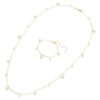 Una Angelic Strandage Crystal Pearl, στρογγυλή κοπή, λευκό, επιχρυσωμένο Una Angelic Strandage Crystal Pearl, στρογγυλή κοπή, λευκό, επιχρυσωμένο