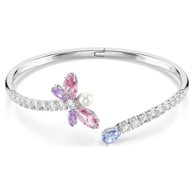 Βραχιόλι Ariana Grande X Swarovski με μικτά κοψίματα, λιβελλούλα, πολύχρωμο, επιροδιωμένο Βραχιόλι Ariana Grande X Swarovski με μικτά κοψίματα, λιβελλούλα, πολύχρωμο, επιροδιωμένο