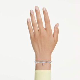 Βραχιόλι Ariana Grande X Swarovski με μικτά κοψίματα, πολύχρωμο, επιροδιωμένο Βραχιόλι Ariana Grande X Swarovski με μικτά κοψίματα, πολύχρωμο, επιροδιωμένο