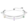 Βραχιόλι Ariana Grande X Swarovski με μικτά κοψίματα, πολύχρωμο, επιροδιωμένο Βραχιόλι Ariana Grande X Swarovski με μικτά κοψίματα, πολύχρωμο, επιροδιωμένο