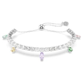 Βραχιόλι Ariana Grande X Swarovski με μικτά κοψίματα, πολύχρωμο, επιροδιωμένο Βραχιόλι Ariana Grande X Swarovski με μικτά κοψίματα, πολύχρωμο, επιροδιωμένο