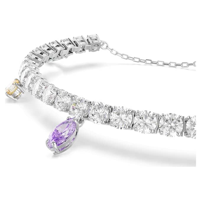 Βραχιόλι Ariana Grande X Swarovski με μικτά κοψίματα, πολύχρωμο, επιροδιωμένο Βραχιόλι Ariana Grande X Swarovski με μικτά κοψίματα, πολύχρωμο, επιροδιωμένο