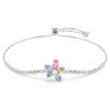 Βραχιόλι Ariana Grande X Swarovski με μικτή κοπή, λουλούδι, πολύχρωμο, επιροδιωμένο Βραχιόλι Ariana Grande X Swarovski με μικτή κοπή, λουλούδι, πολύχρωμο, επιροδιωμένο