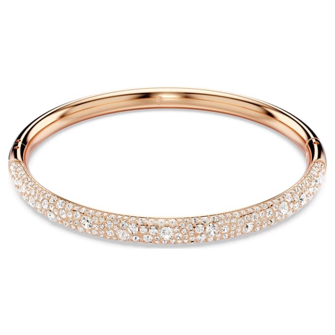 Βραχιόλι Sublima Snow Pavé, Λευκό, Επιχρυσωμένο σε απόχρωση ροζ χρυσού Βραχιόλι Sublima Snow Pavé, Λευκό, Επιχρυσωμένο σε απόχρωση ροζ χρυσού