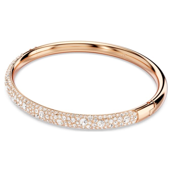 Βραχιόλι Sublima Snow Pavé, Λευκό, Επιχρυσωμένο σε απόχρωση ροζ χρυσού Βραχιόλι Sublima Snow Pavé, Λευκό, Επιχρυσωμένο σε απόχρωση ροζ χρυσού