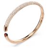 Βραχιόλι Sublima Snow Pavé, Λευκό, Επιχρυσωμένο σε απόχρωση ροζ χρυσού Βραχιόλι Sublima Snow Pavé, Λευκό, Επιχρυσωμένο σε απόχρωση ροζ χρυσού