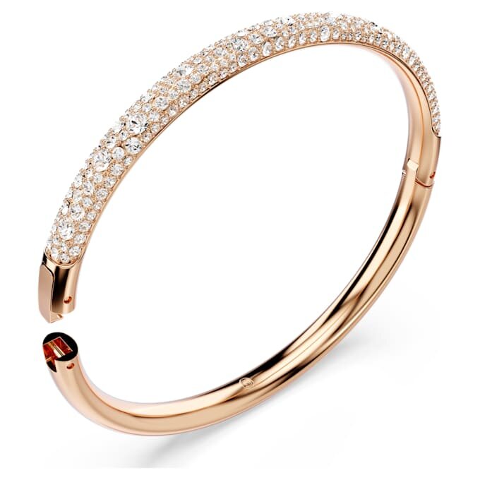 Βραχιόλι Sublima Snow Pavé, Λευκό, Επιχρυσωμένο σε απόχρωση ροζ χρυσού Βραχιόλι Sublima Snow Pavé, Λευκό, Επιχρυσωμένο σε απόχρωση ροζ χρυσού