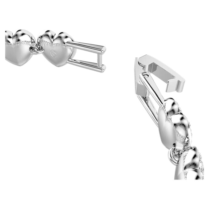 Βραχιόλια Ariana Grande X Swarovski με μικτή κοπή, καρδιά, λευκό, επιροδιωμένο Βραχιόλια Ariana Grande X Swarovski με μικτή κοπή, καρδιά, λευκό, επιροδιωμένο