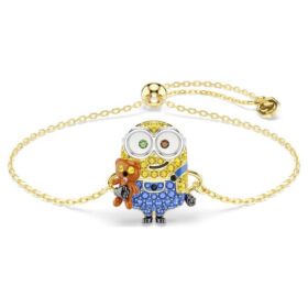 Βραχιόλια Minions Bob με Pavé, Πολύχρωμο, Επιχρυσωμένο Βραχιόλια Minions Bob με Pavé, Πολύχρωμο, Επιχρυσωμένο